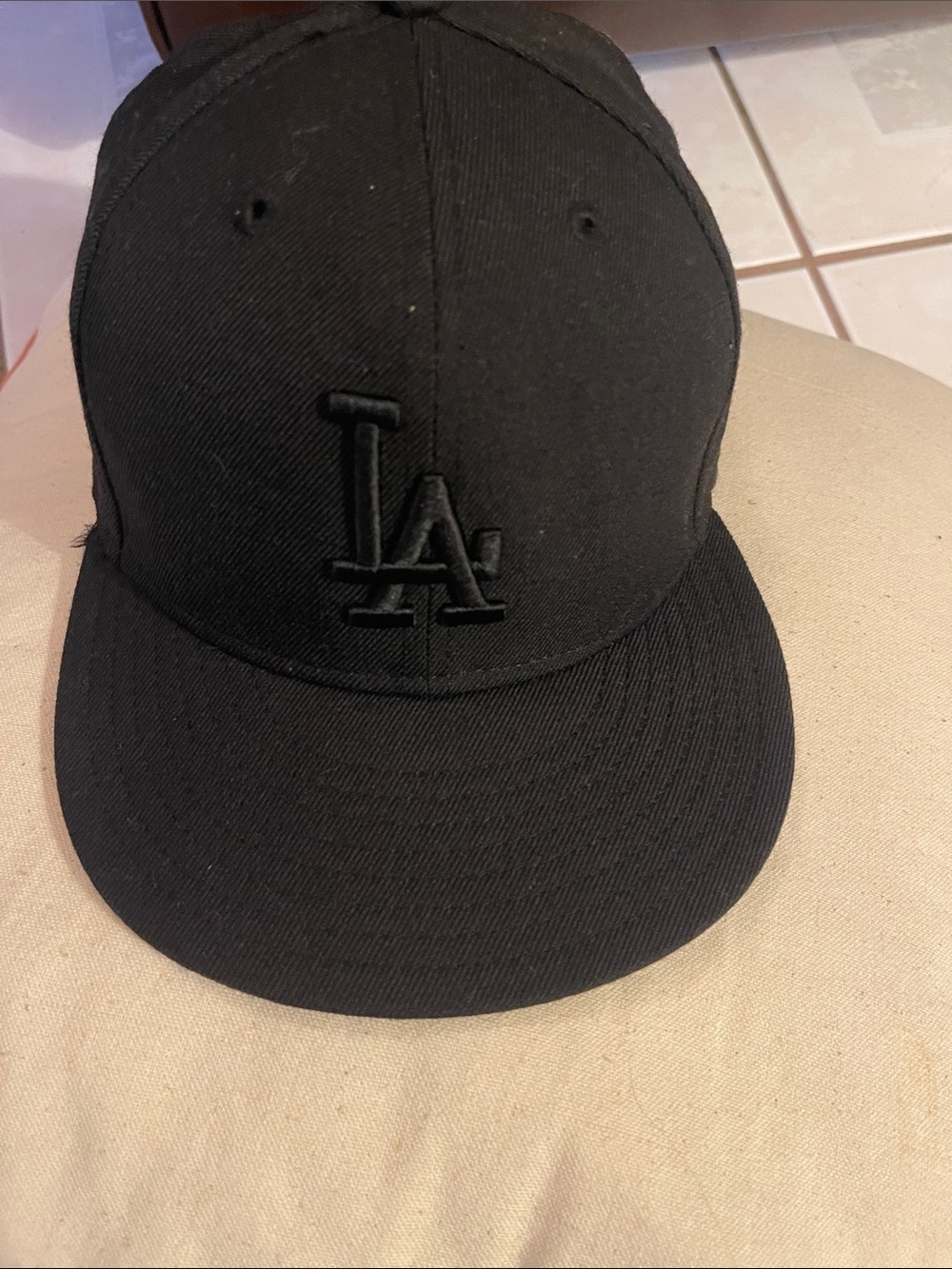 New Era Black Los Angeles Fitted Cap